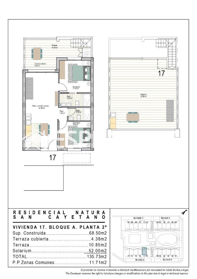 Apartment for Sale in Torre-Pacheco