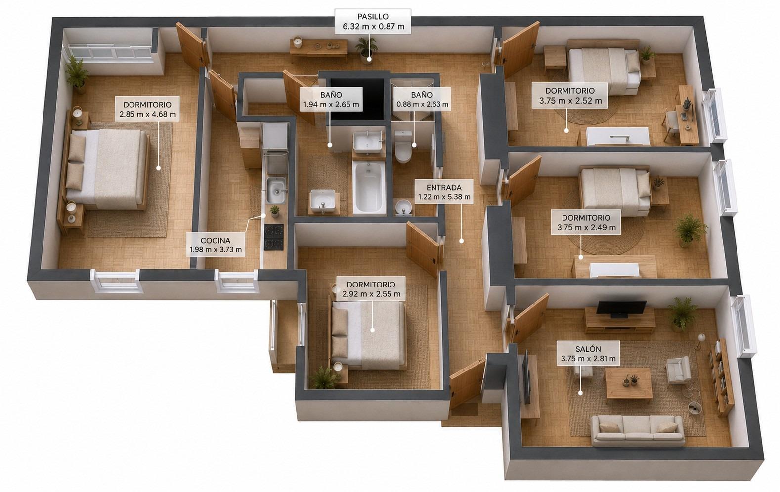 Flat for Sale in Madrid