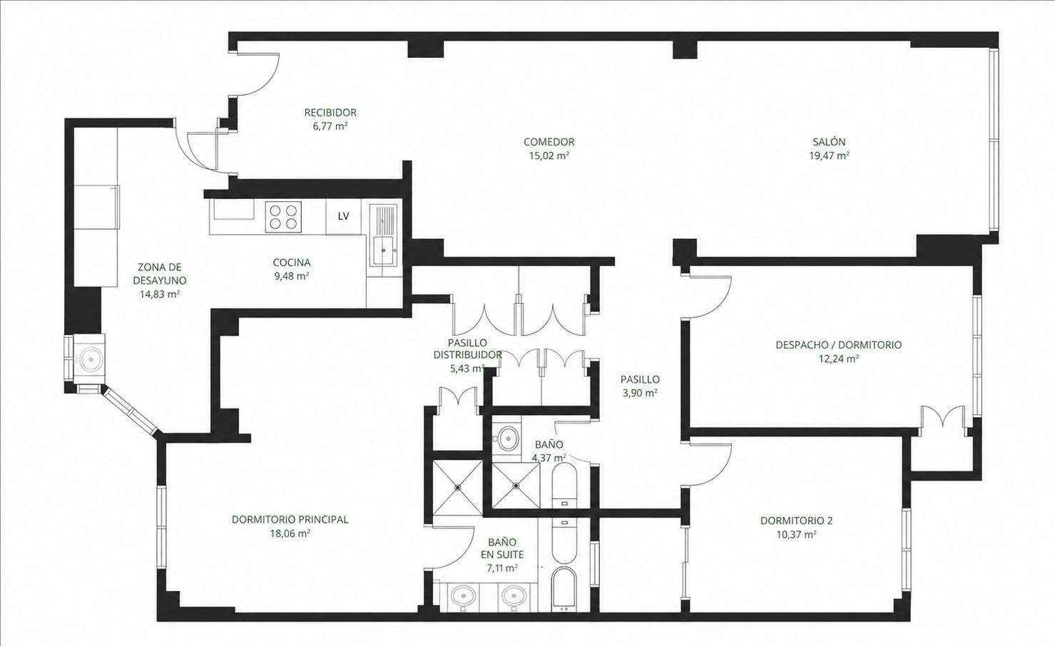 Flat for Sale in Madrid