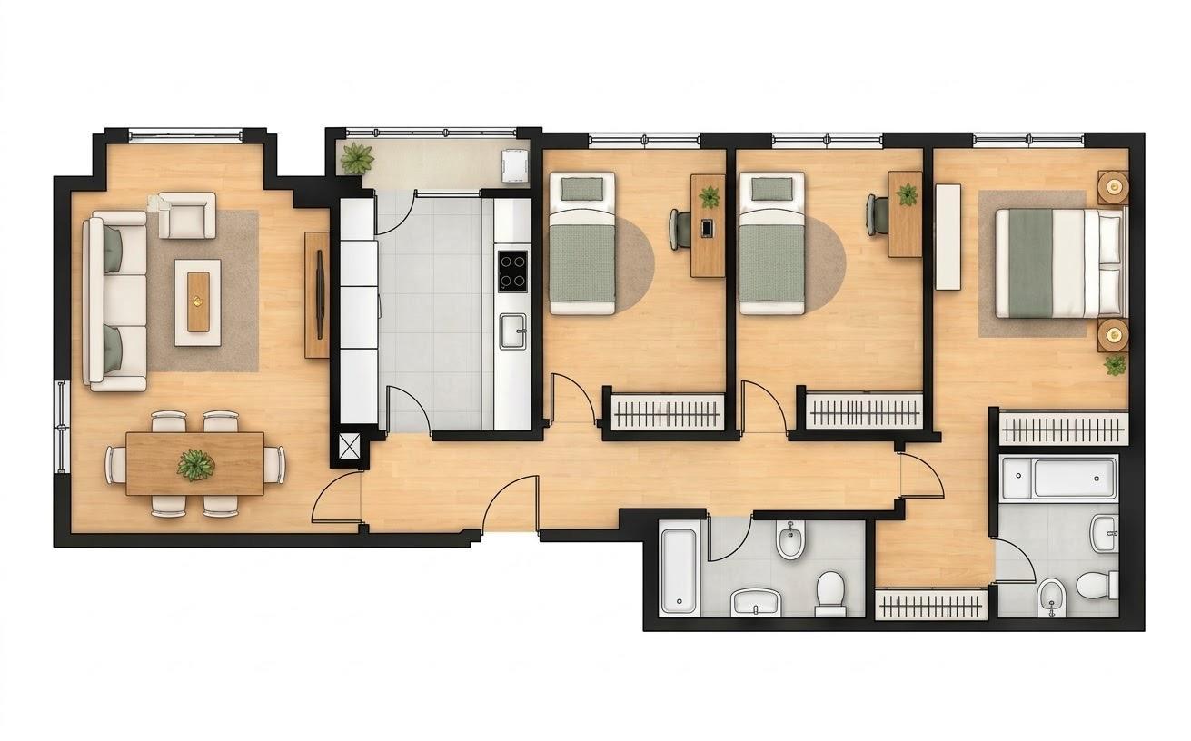 Flat for Sale in Madrid