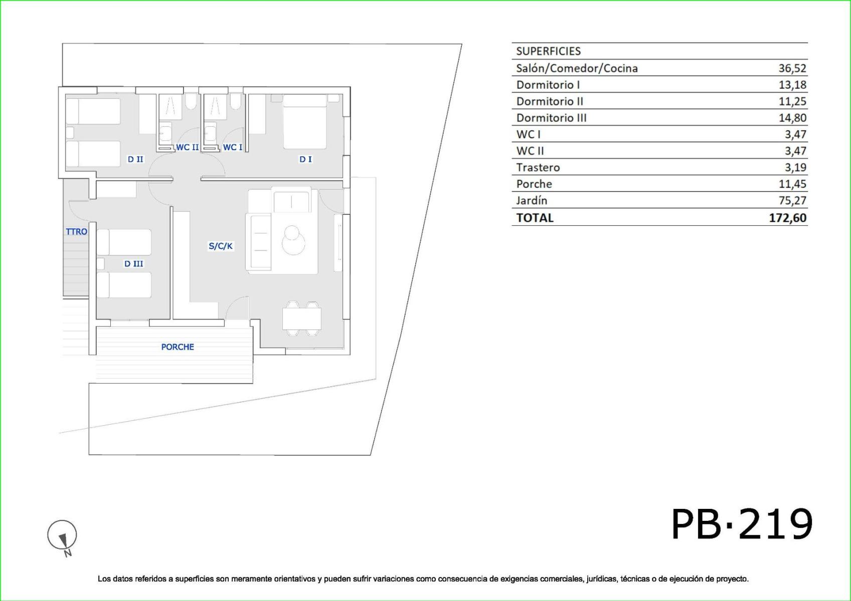 Bungalow for Sale in San Miguel de Salinas