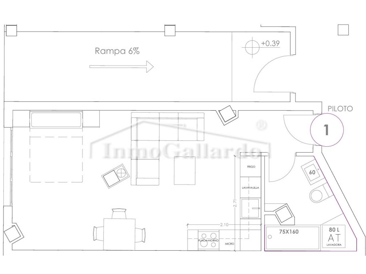 Studio for Sale in Málaga