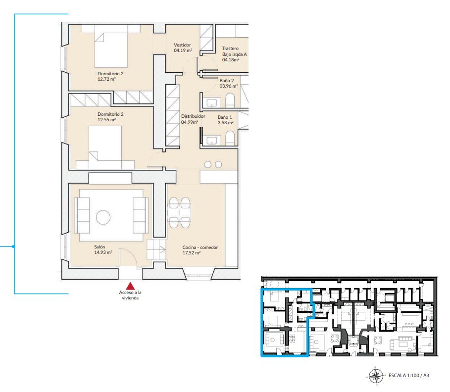 Flat for Sale in Málaga