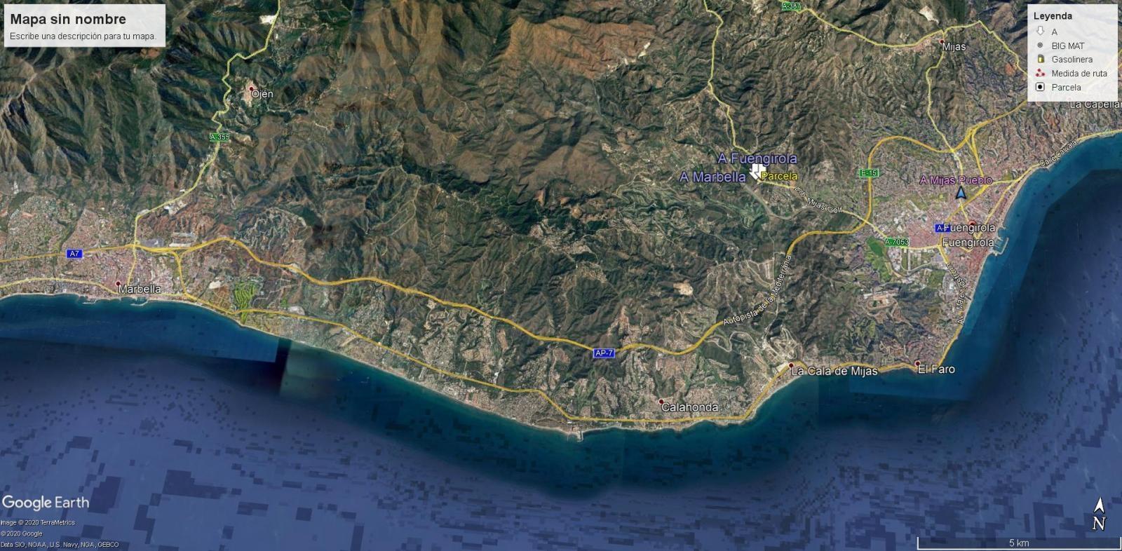 Plot for Rent in Mijas
