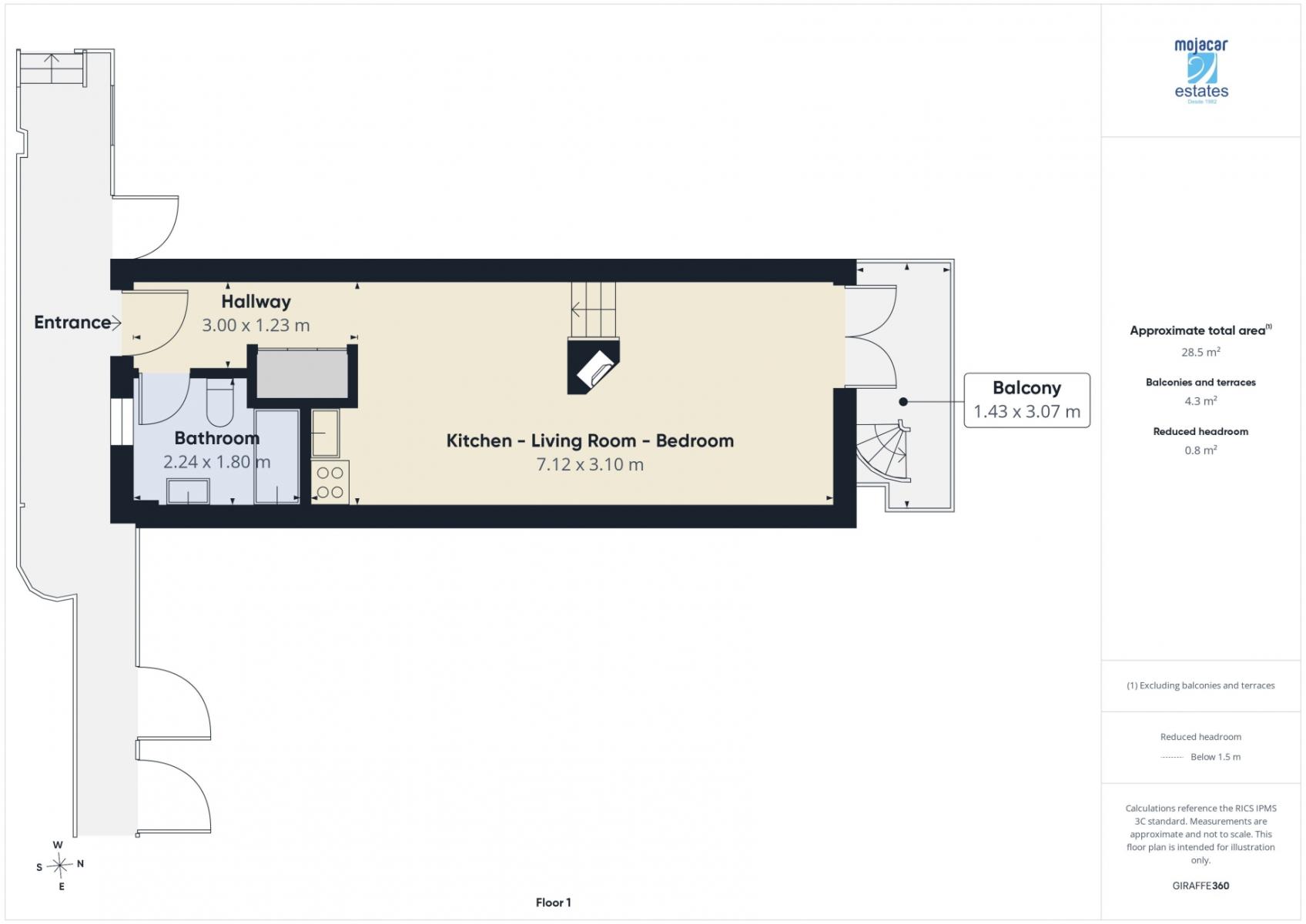 Estudio en Venta en Mojácar