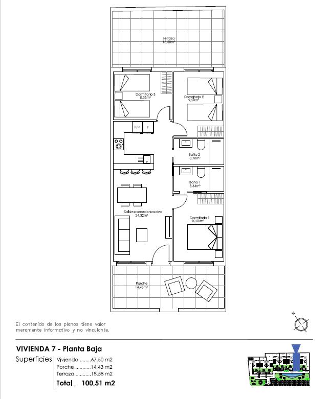 Apartamento en Venta en Pilar de la Horadada