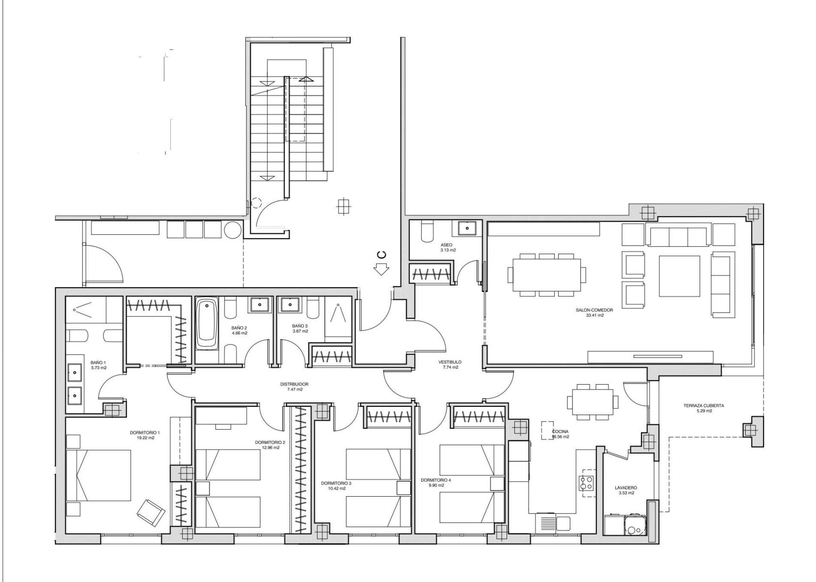 Flat for Rent in Madrid