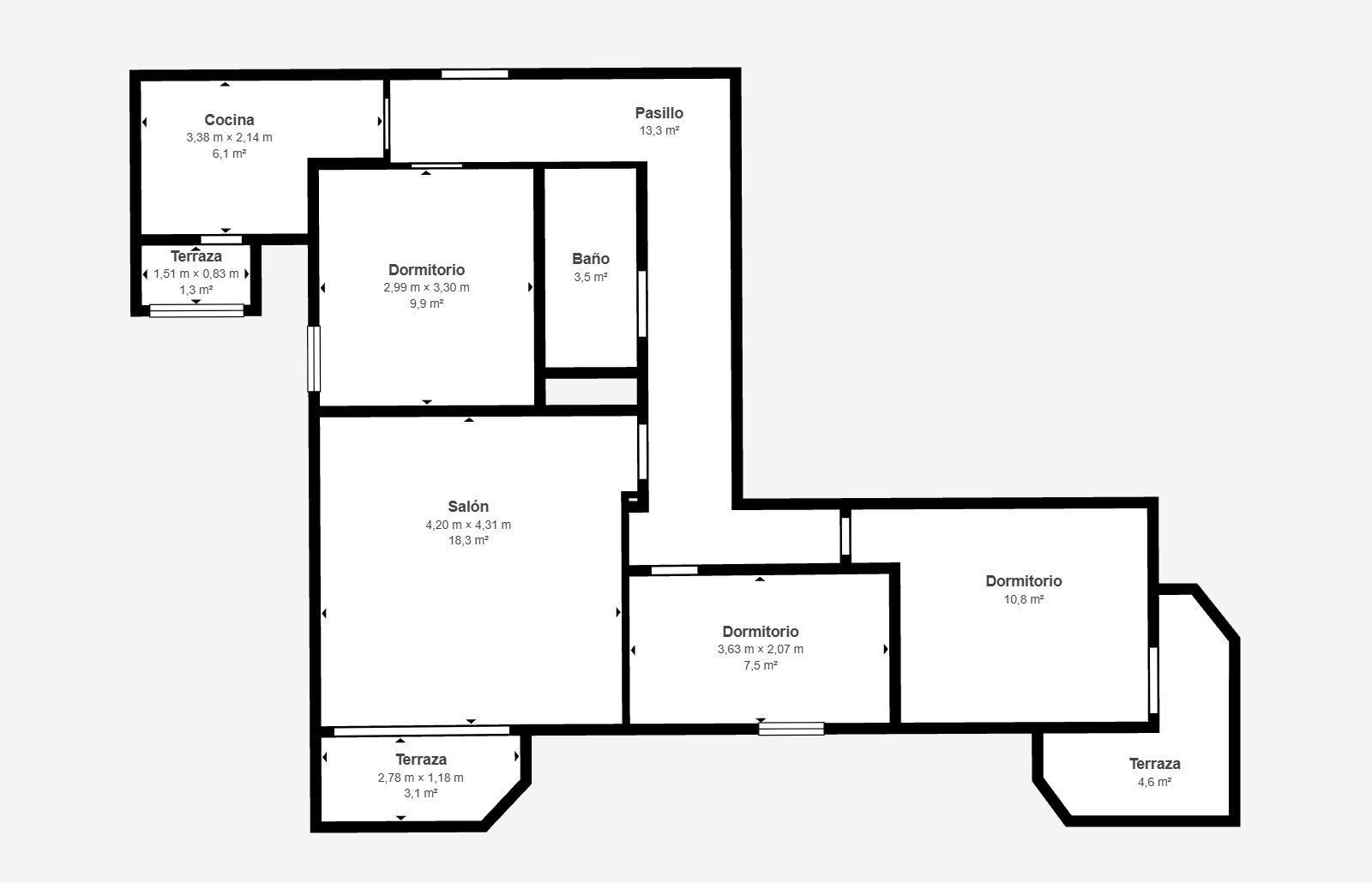 Flat for Sale in Madrid