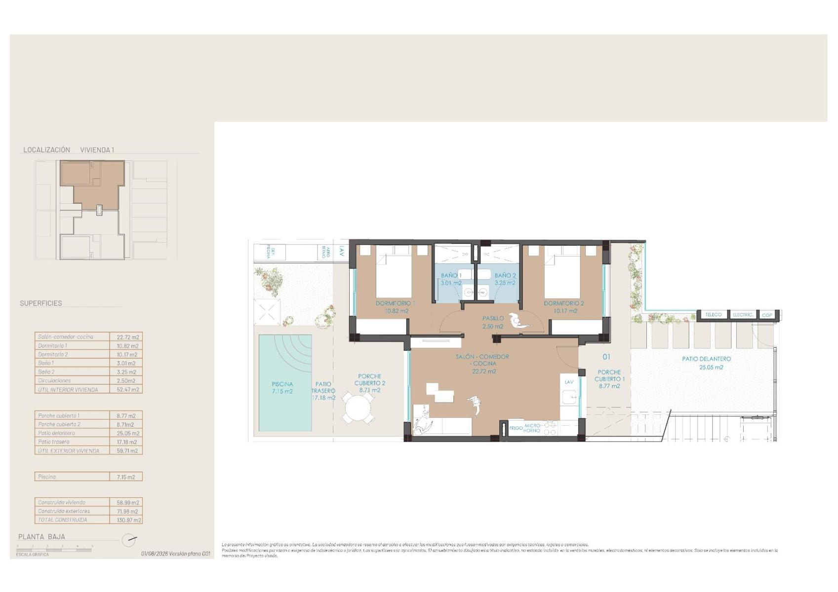 Bungalow for Sale in San Pedro del Pinatar