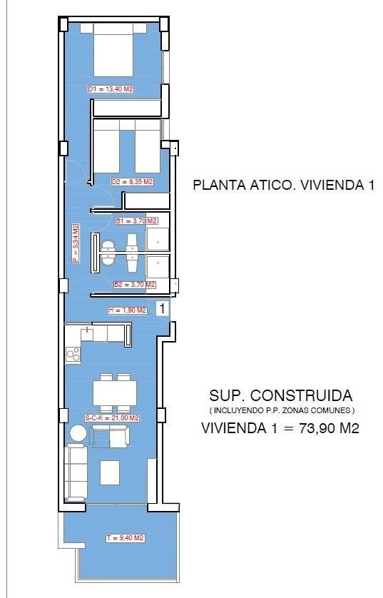 Penthouse for Sale in Torrevieja
