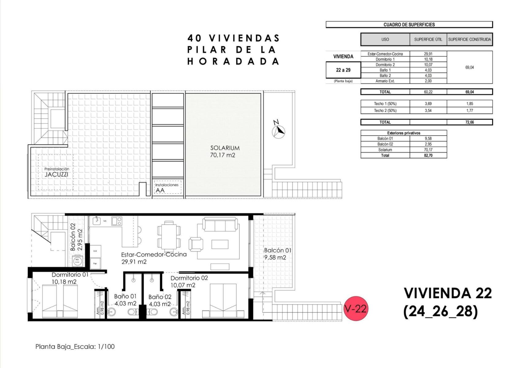 Bungalow en Venta en Pilar de la Horadada