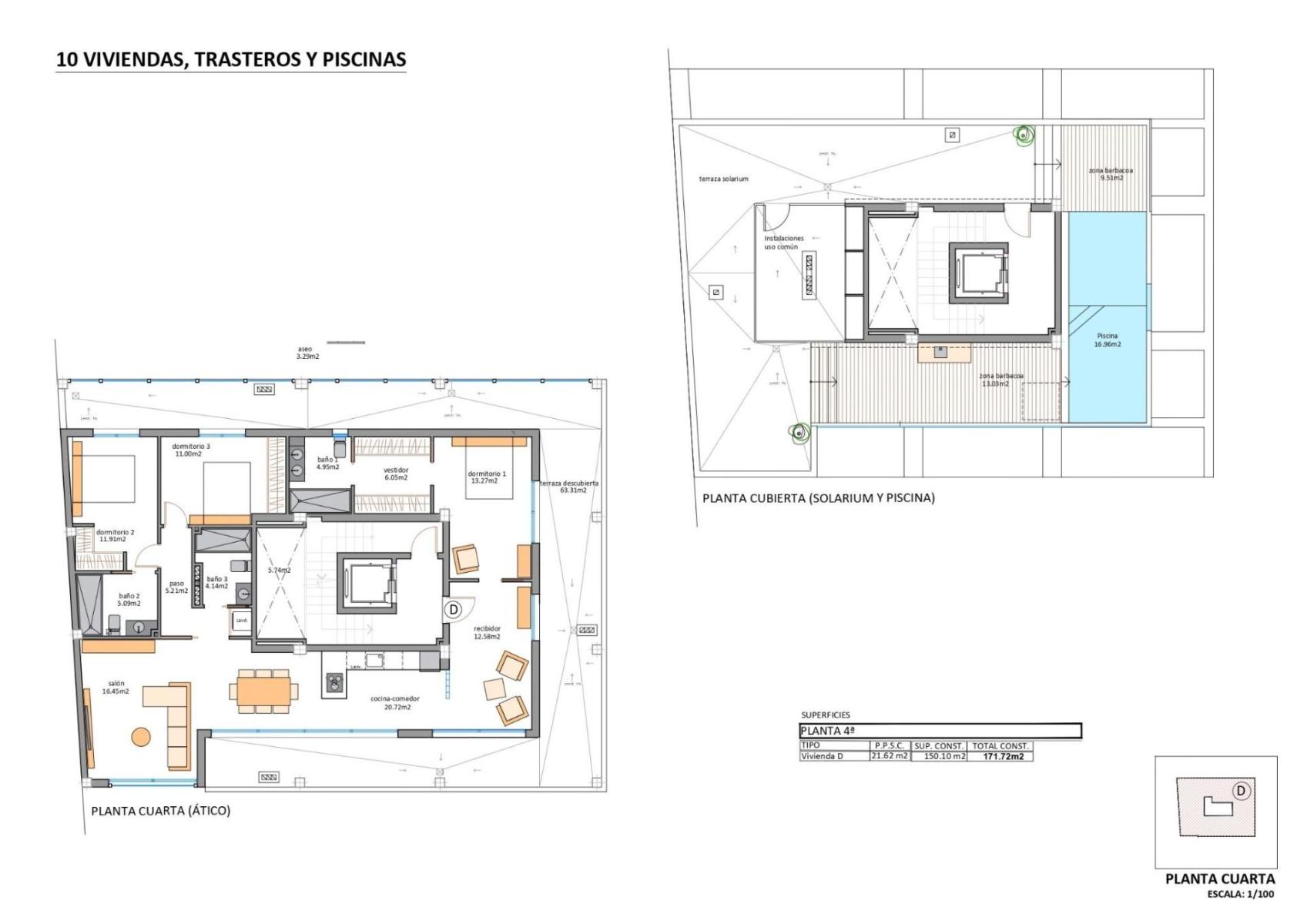 Penthouse for Sale in San Pedro del Pinatar