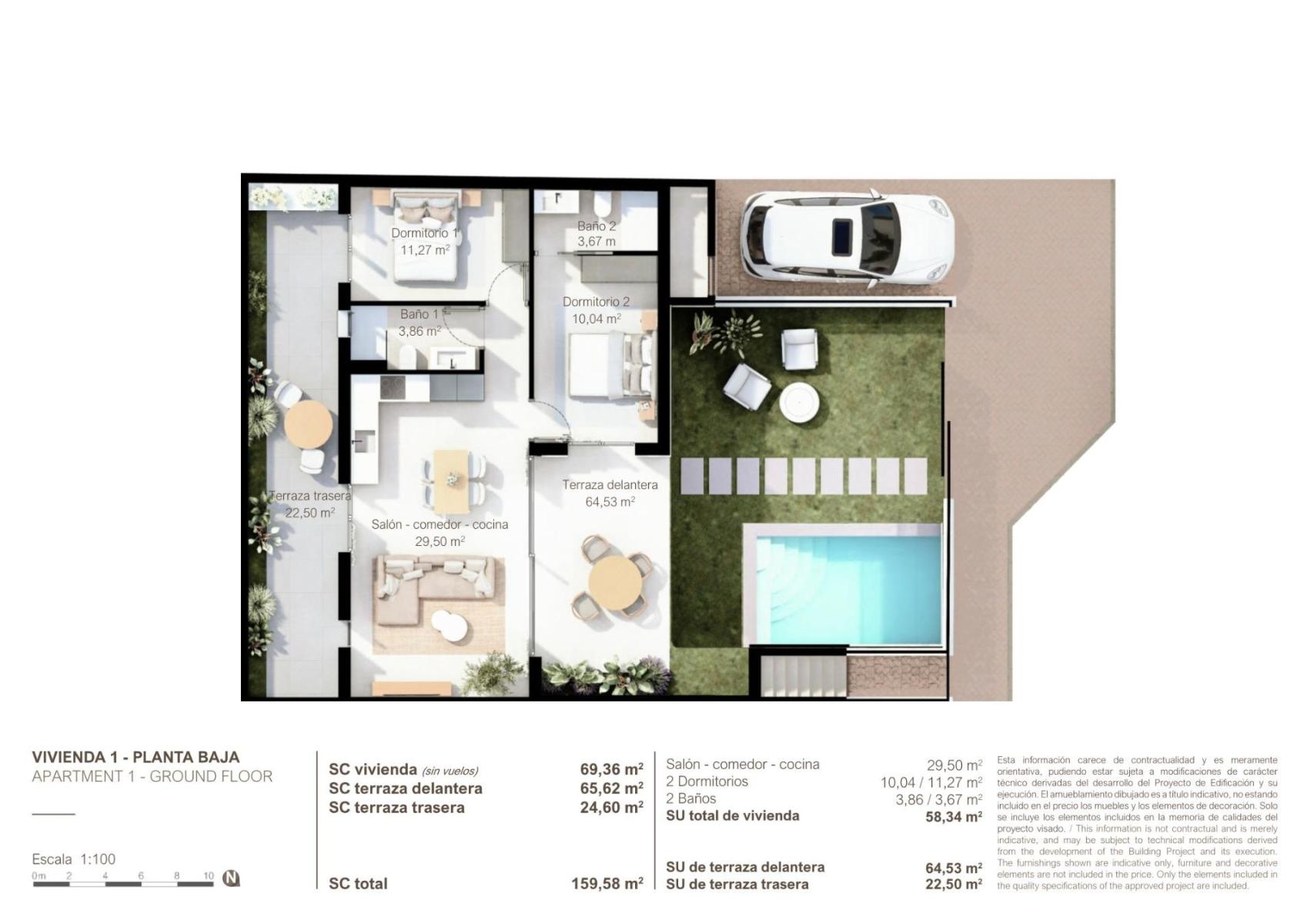 Bungalow for Sale in San Pedro del Pinatar