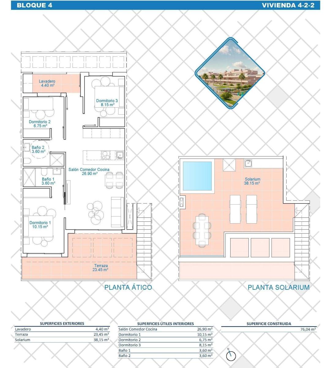 Penthouse for Sale in Pilar de la Horadada