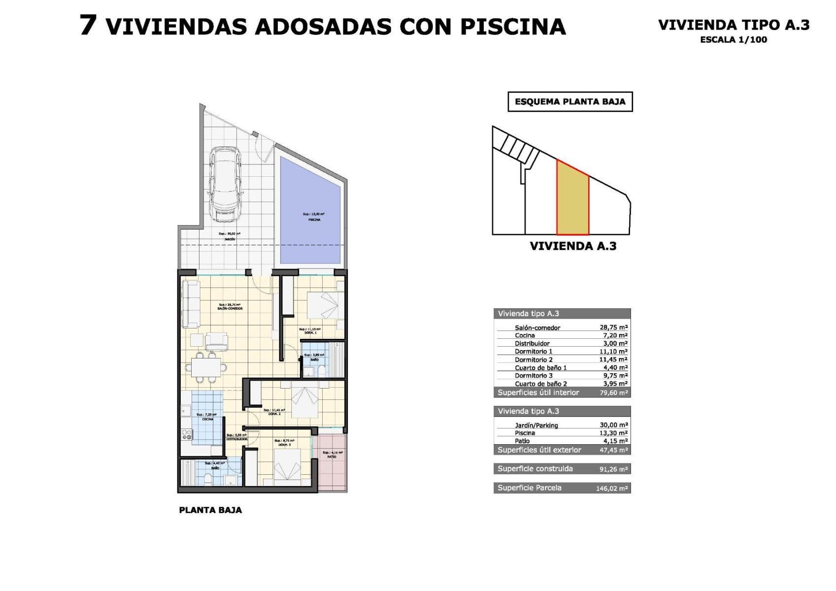 Bungalow en Venta en Pilar de la Horadada