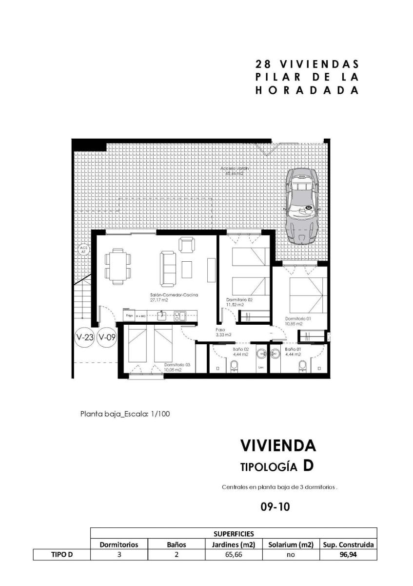 Bungalow en Venta en Pilar de la Horadada