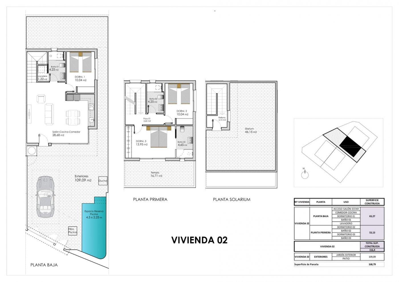 Pareado en Venta en Pilar de la Horadada