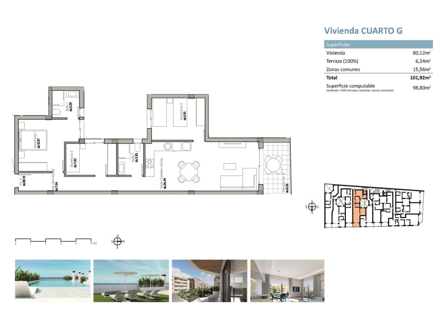 Penthouse for Sale in Guardamar del Segura