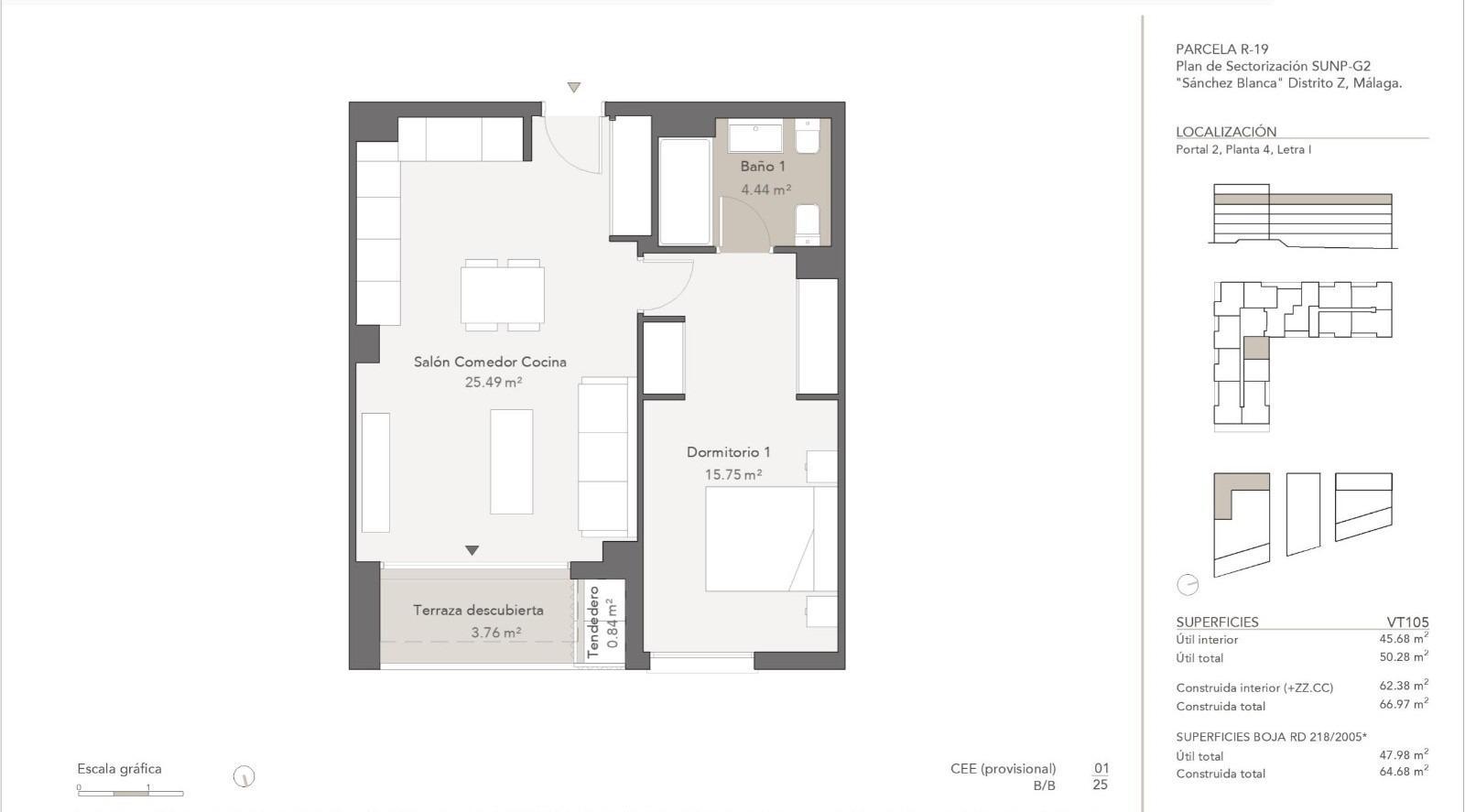 Apartment for Sale in Málaga