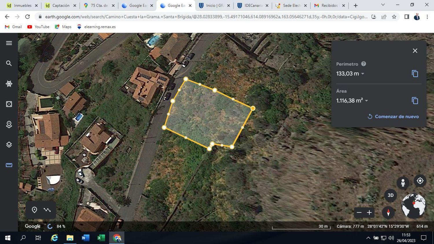 Plot for Sale in Santa Brígida
