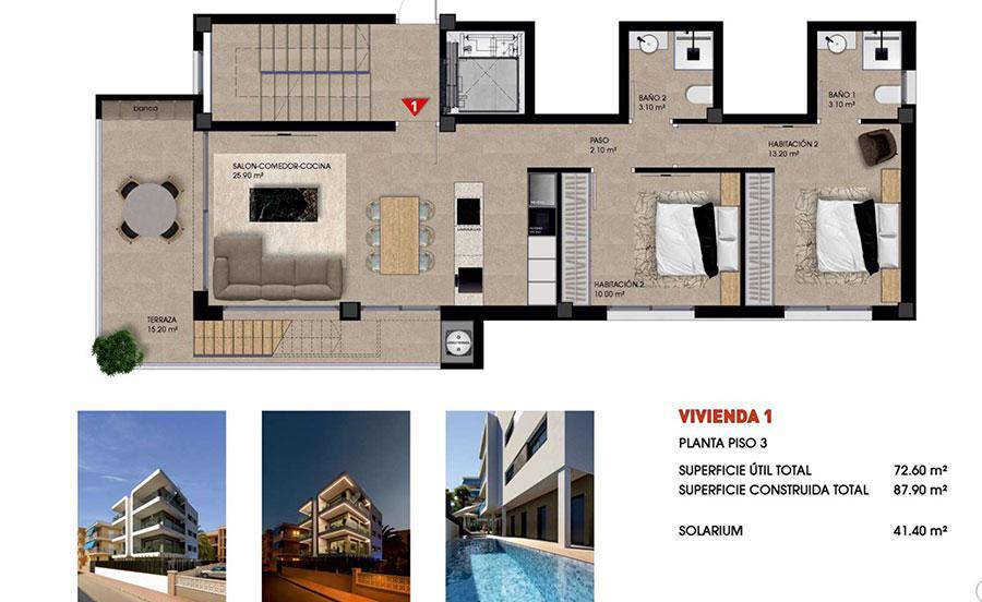 Piso en Venta en Santa Pola