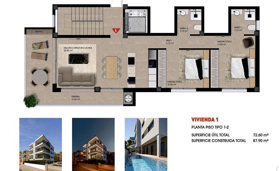 Piso en Venta en Santa Pola
