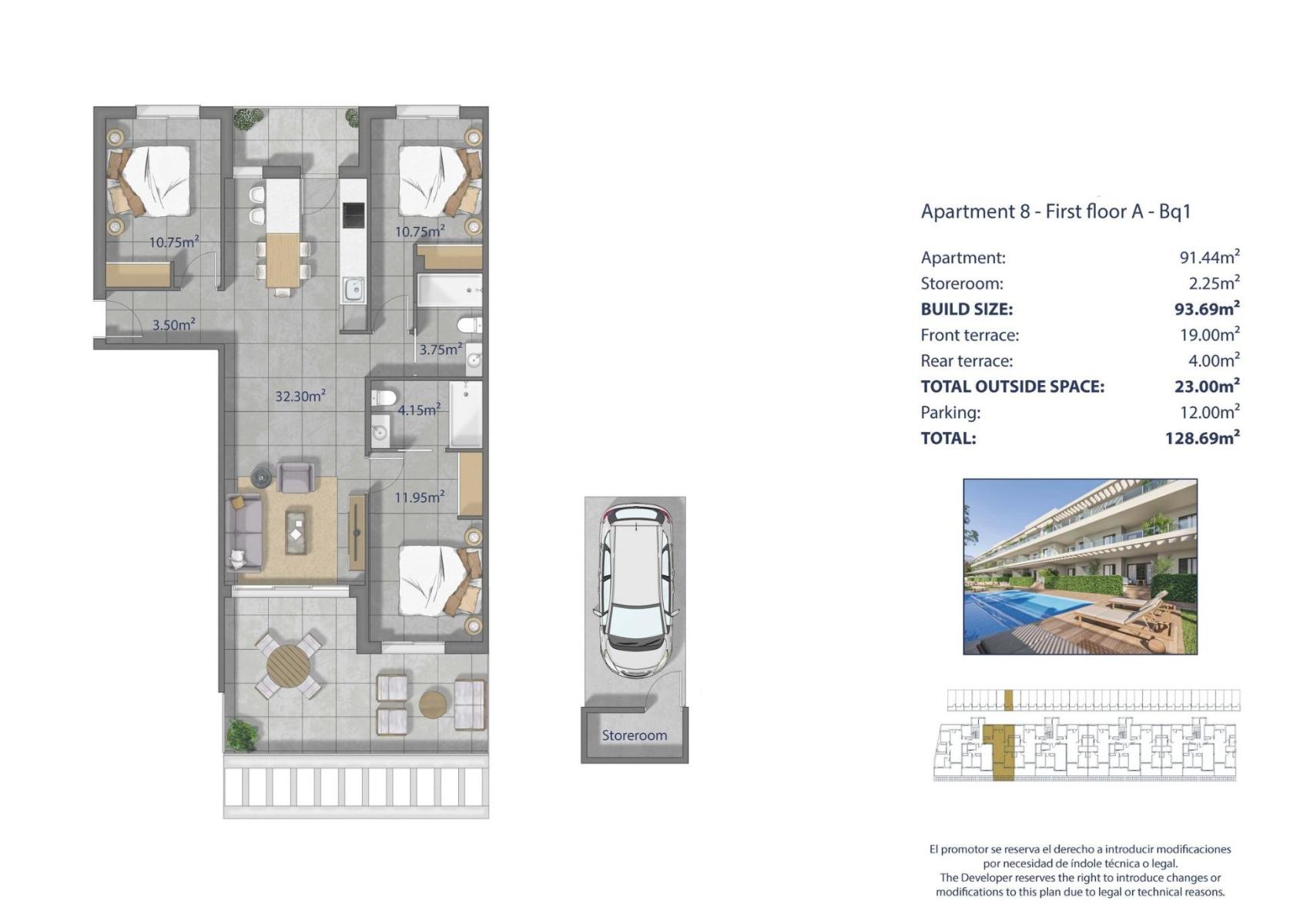 Apartment for Sale in Los Alcázares