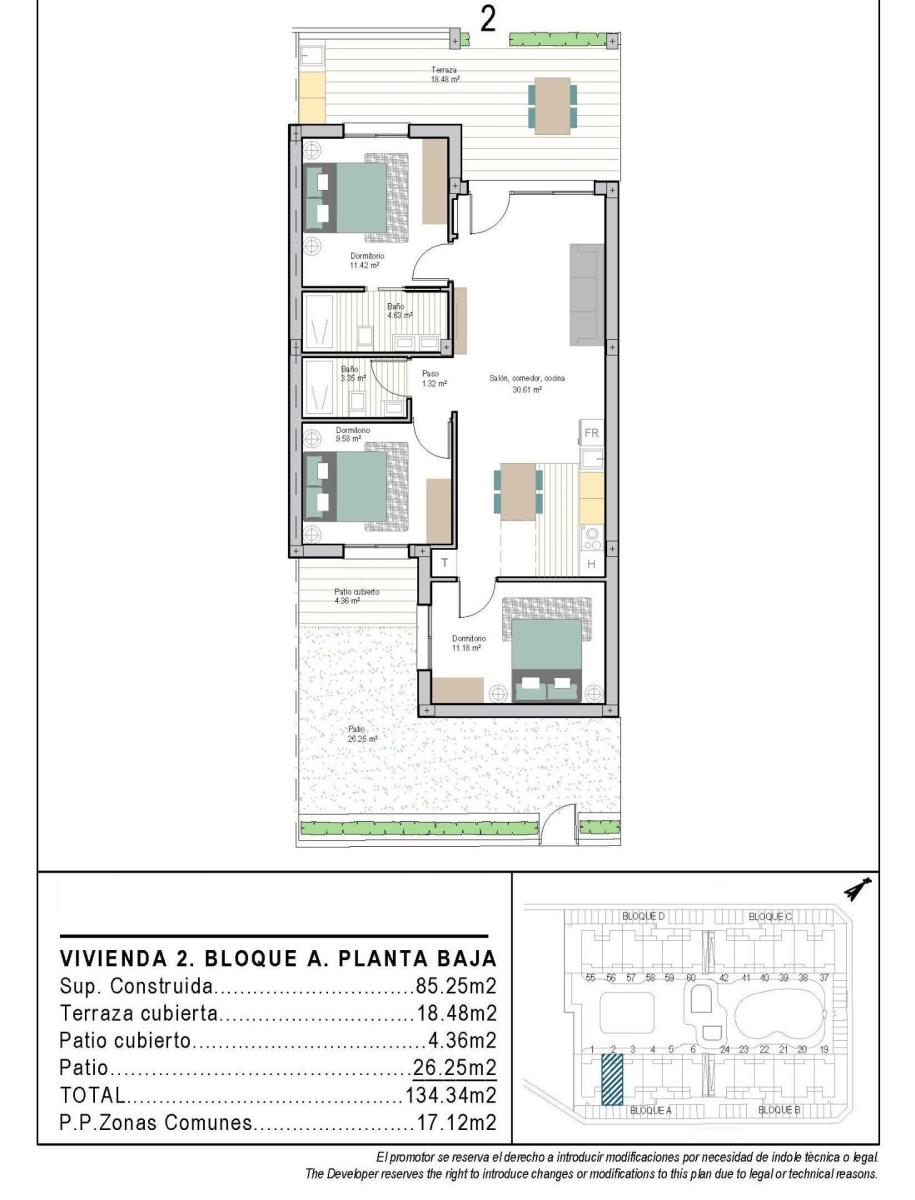 Flat for Sale in Torre-Pacheco