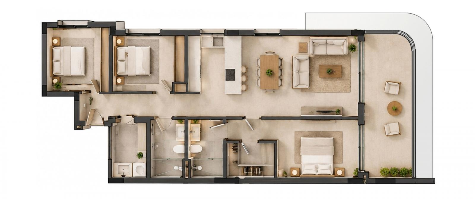 Penthouse for Sale in Capdepera