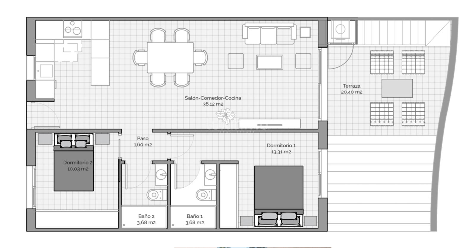 Penthouse for Sale in Finestrat