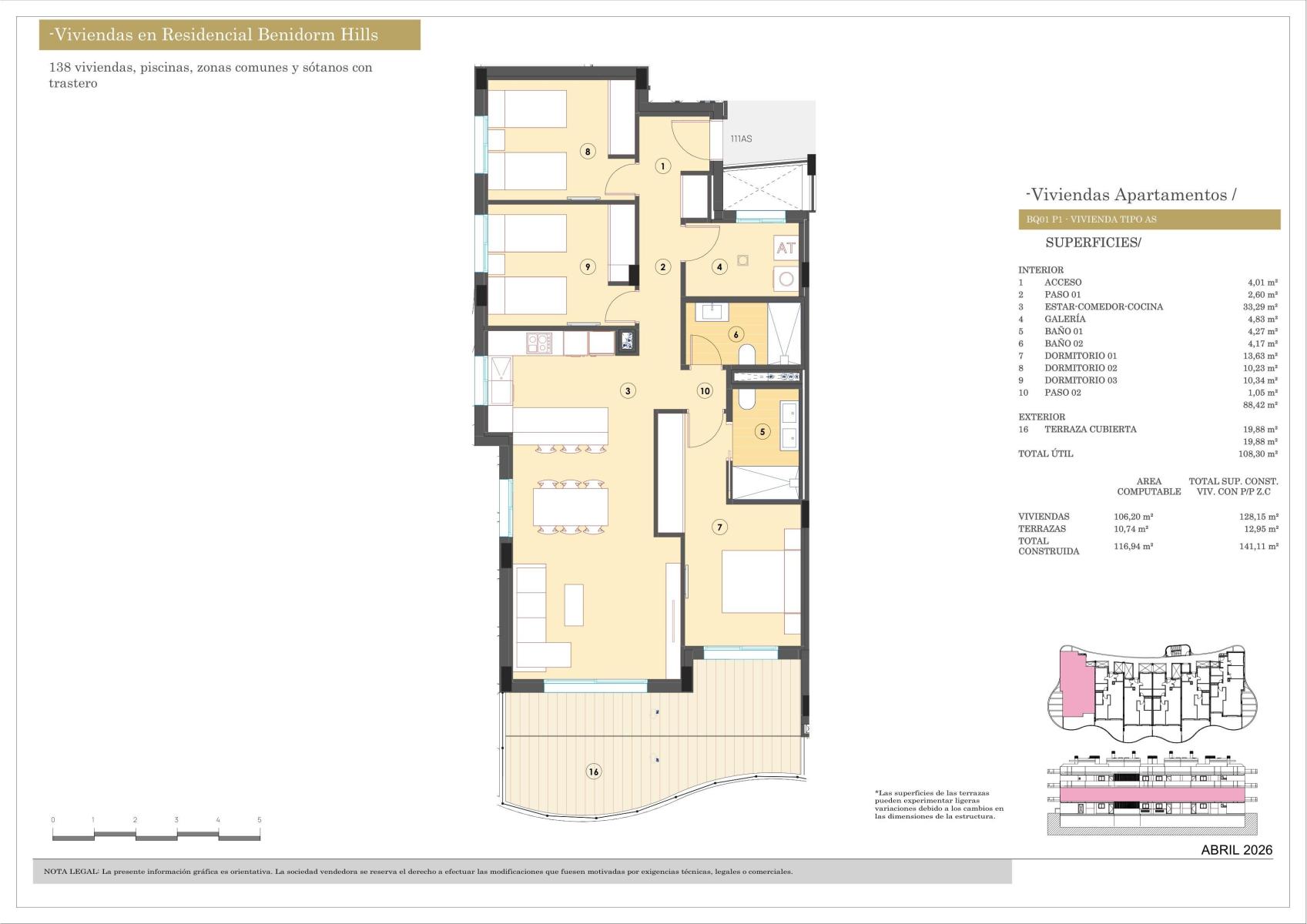 Apartamento en Venta en Finestrat