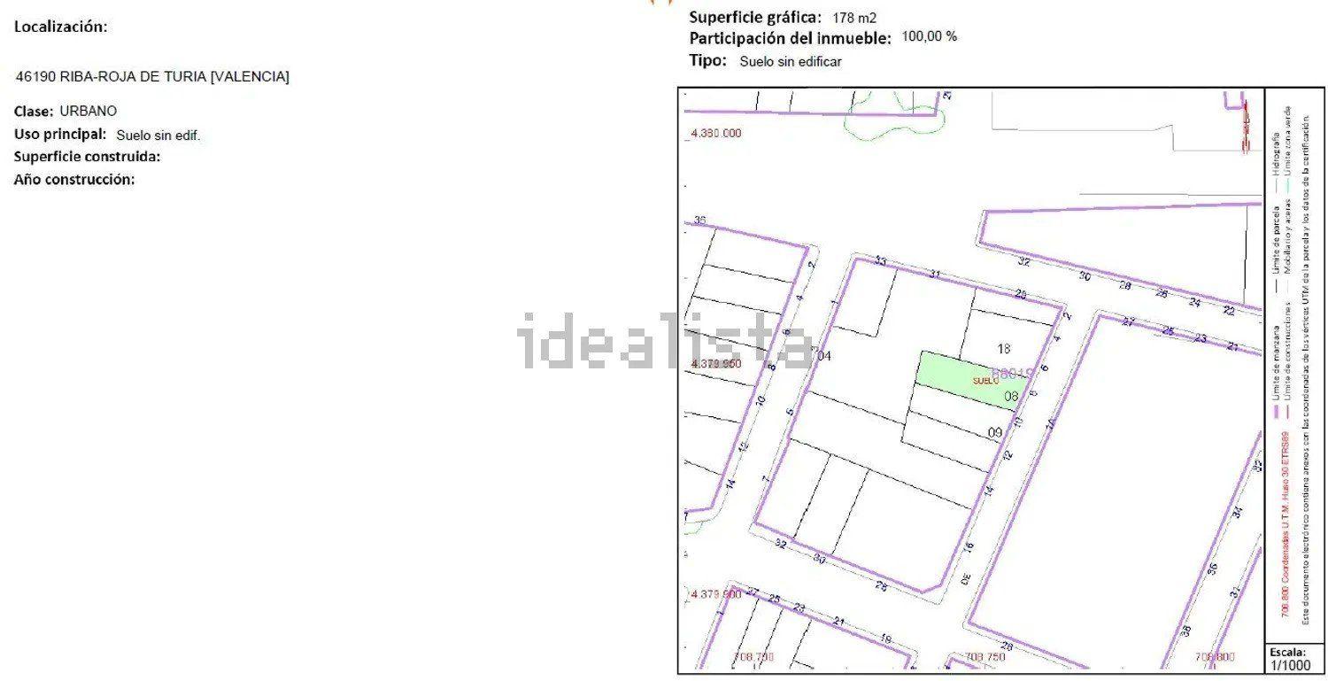 Parcela en Venta en Riba-roja de Túria