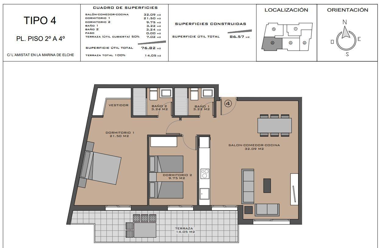 Apartamento en Venta en Elche