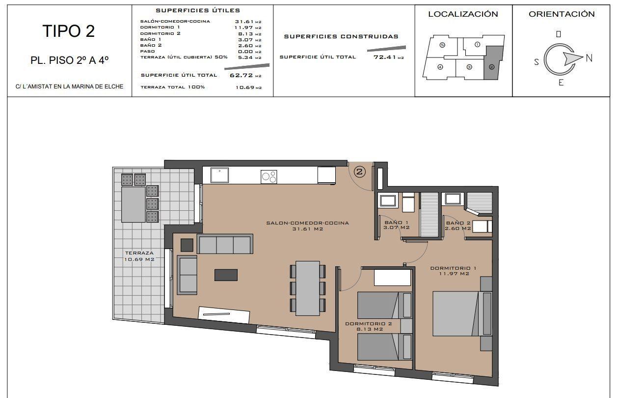 Apartamento en Venta en Elche