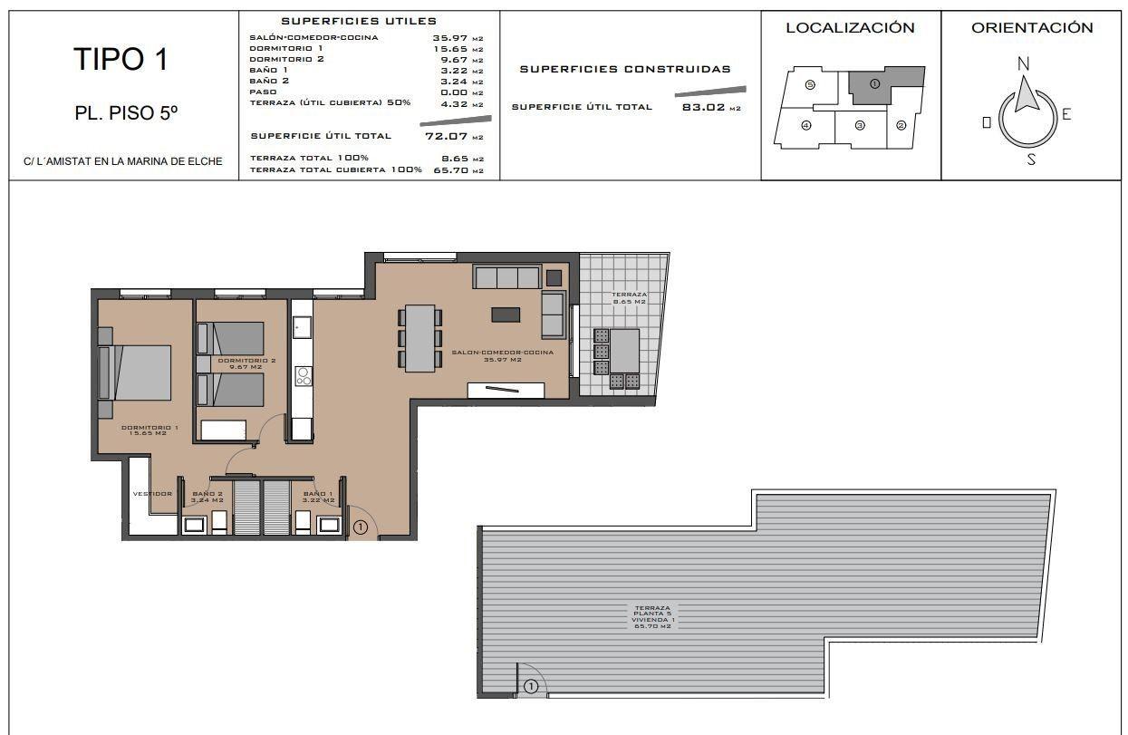 Apartamento en Venta en Elche