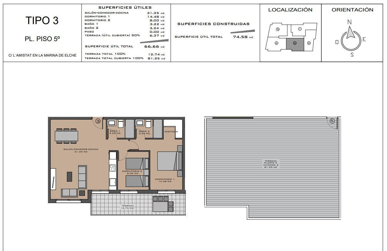 Apartamento en Venta en Elche