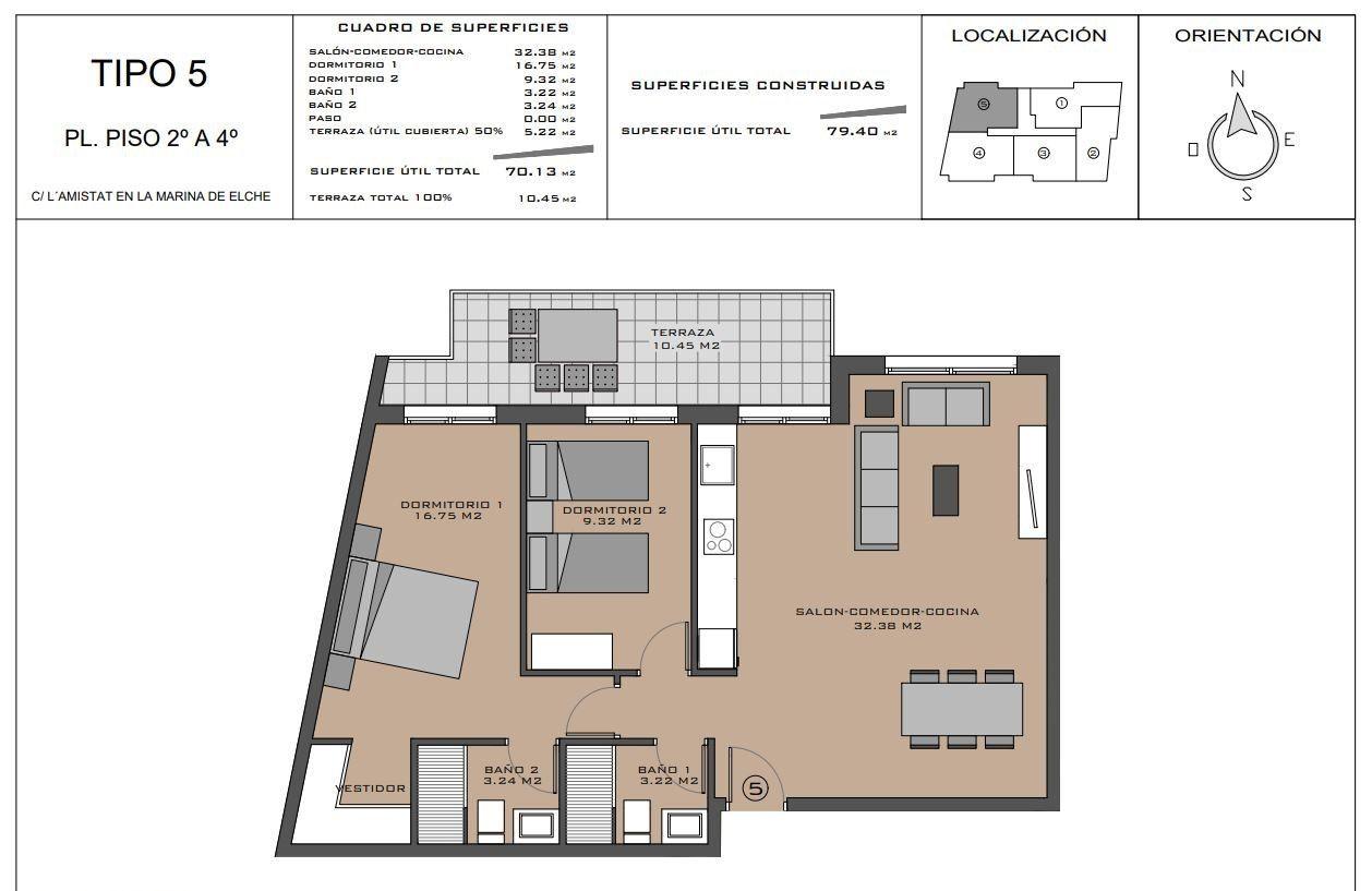 Apartamento en Venta en Elche
