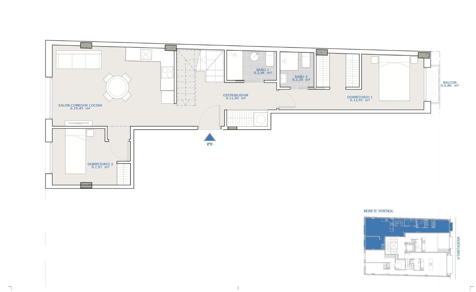Apartamento en Venta en Mazarrón