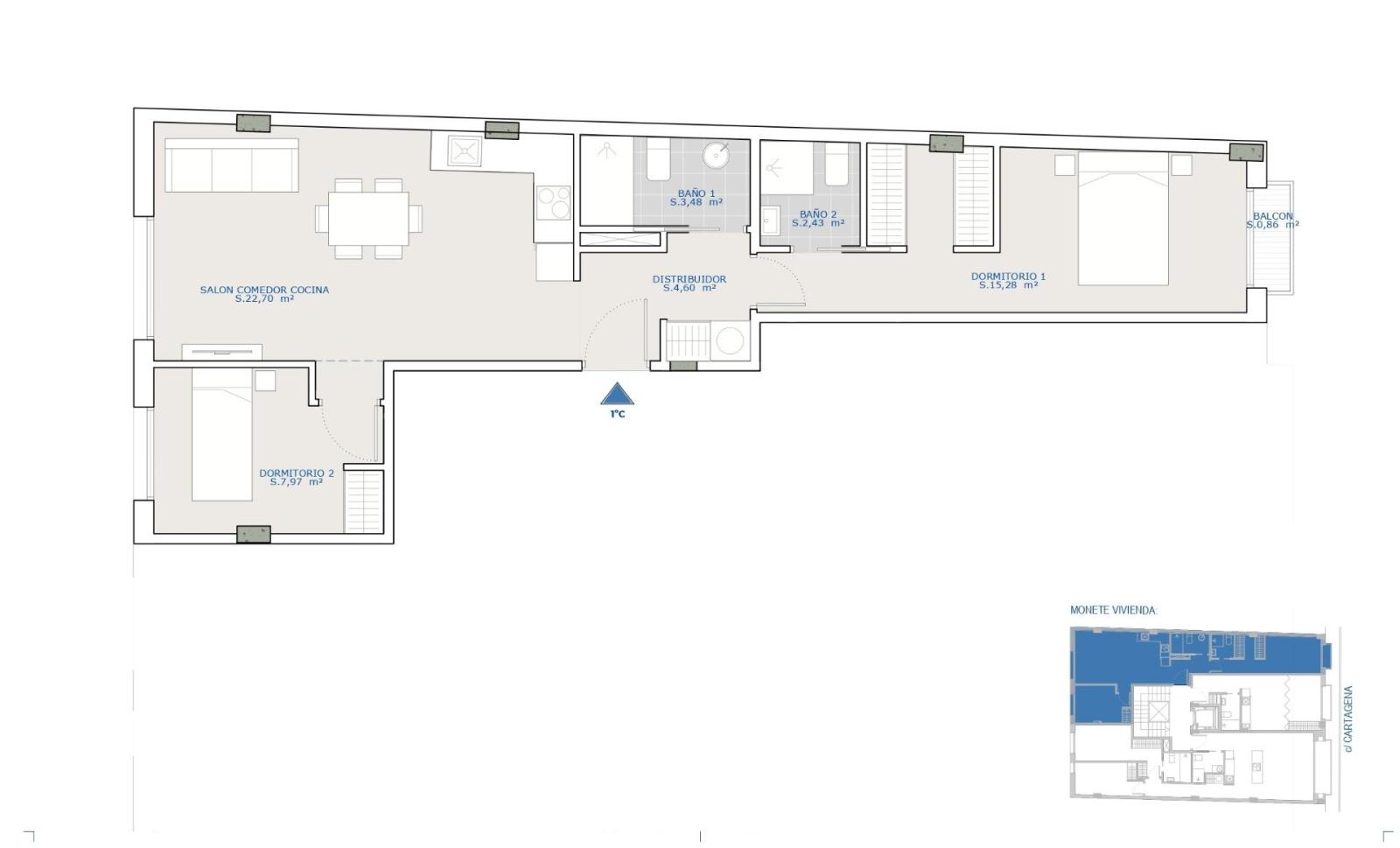 Apartamento en Venta en Mazarrón