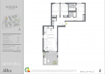 Apartment for sale in Calaburra - Chaparral, Mijas - GREENITY-P1-2A