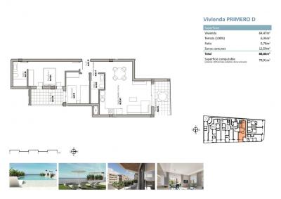 Apartamento en venta en Guardamar Playa - N8161 Apartamento en venta en Guardamar Playa - N8161