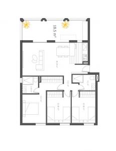 Huoneisto myytävänä Plans-Gasparot - VMHS Huoneisto myytävänä Plans-Gasparot - VMHS