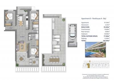 Appartement te koop in Los Narejos-Punta Calera - 00-73561 Appartement te koop in Los Narejos-Punta Calera - 00-73561