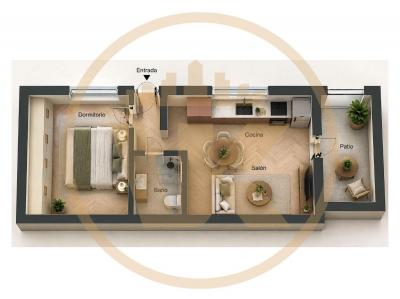 Studio for sale in Carral - AL-0224