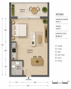 Distrito San Antonio - Las Arenas شقة للبيع - VK ER-0121