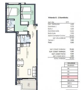 出售酒店式公寓Avenida Habaneras - Curva de Palangre - NB-2p0013