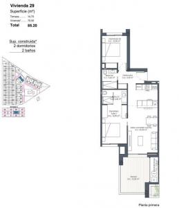 Appartement zum verkauf in Las Lomas del Rame-Bahía Bella, Los Alcázares - NB-2p0043 Appartement zum verkauf in Las Lomas del Rame-Bahía Bella, Los Alcázares - NB-2p0043