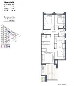 Appartement zum verkauf in Las Lomas del Rame-Bahía Bella - NB-3p0017 Appartement zum verkauf in Las Lomas del Rame-Bahía Bella - NB-3p0017