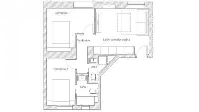 Wohnung zum verkauf in Centro histórico, Malaga - 001-07806 Wohnung zum verkauf in Centro histórico, Malaga - 001-07806