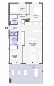 出售酒店式公寓San Roque - CDZ-00027-2-MiddleFloor